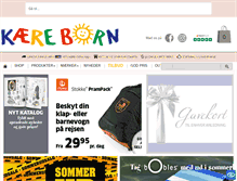 Tablet Screenshot of kaereboern.dk